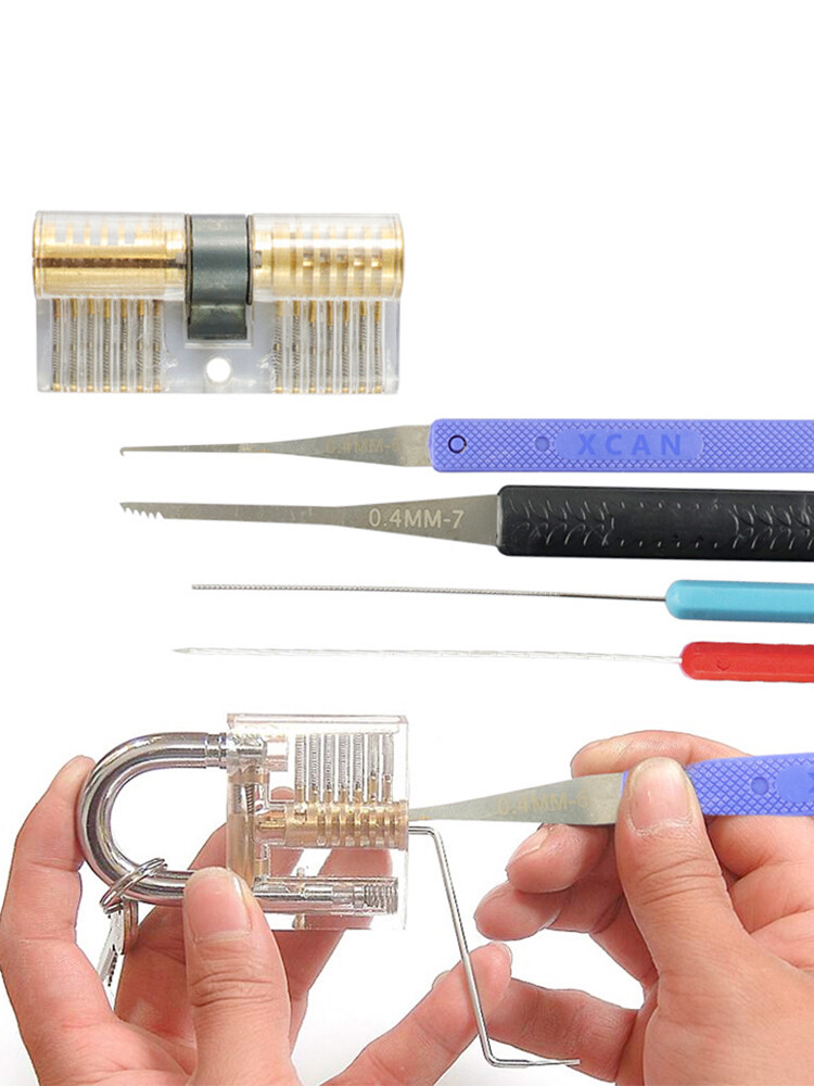 12PC Broken Key Extractor Kit Lock Removal Tool Set Hooks Needles for Locksmith☆