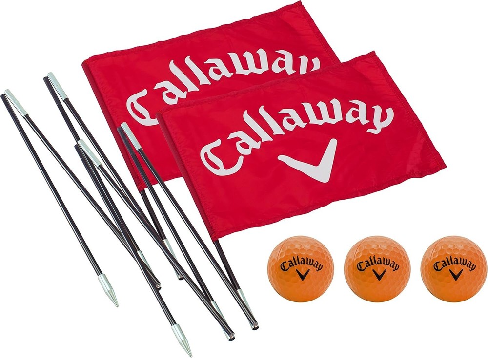 Callaway Backyard Driving Range Golf Flags For Yard 6.5 Ft. 2 Pack