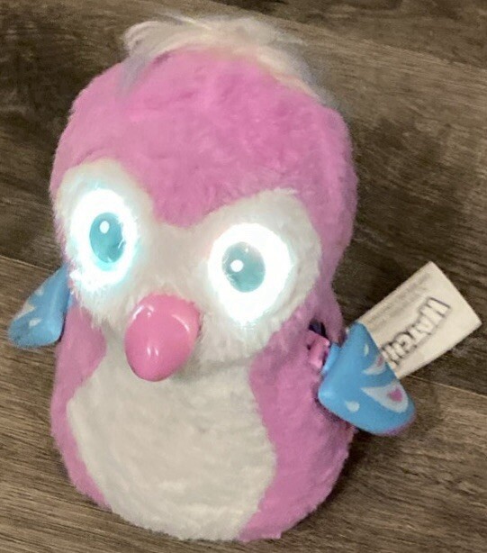 Hatchimals Interactive Penguala Penguin, Pink/White Spin Master Tested Works EUC