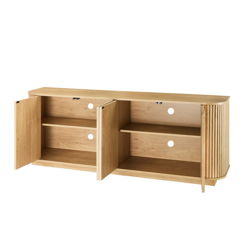 64'' Modern Sideboard Buffet Cabinet Storage Accent Cabinet TV Console Table