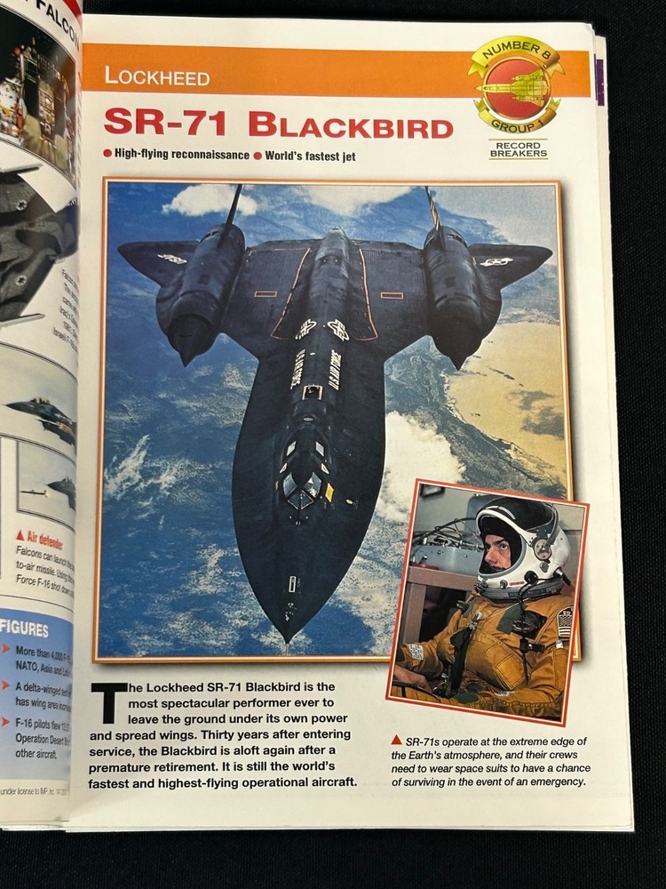 Modern Combat Aircraft Booklet Insert Pages - 9 Total