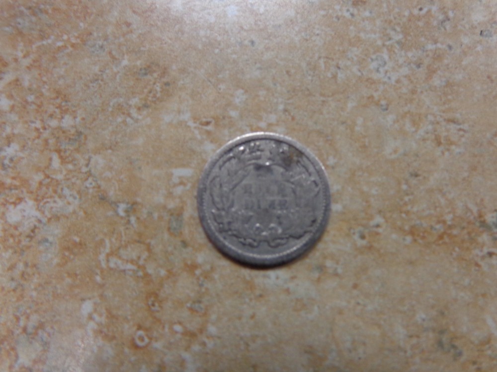 1872 Silver Seated Liberty Half Dime