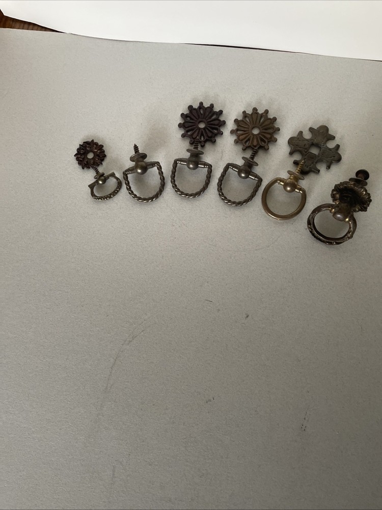 Vintage Drawer Pull 10 pieces Variety