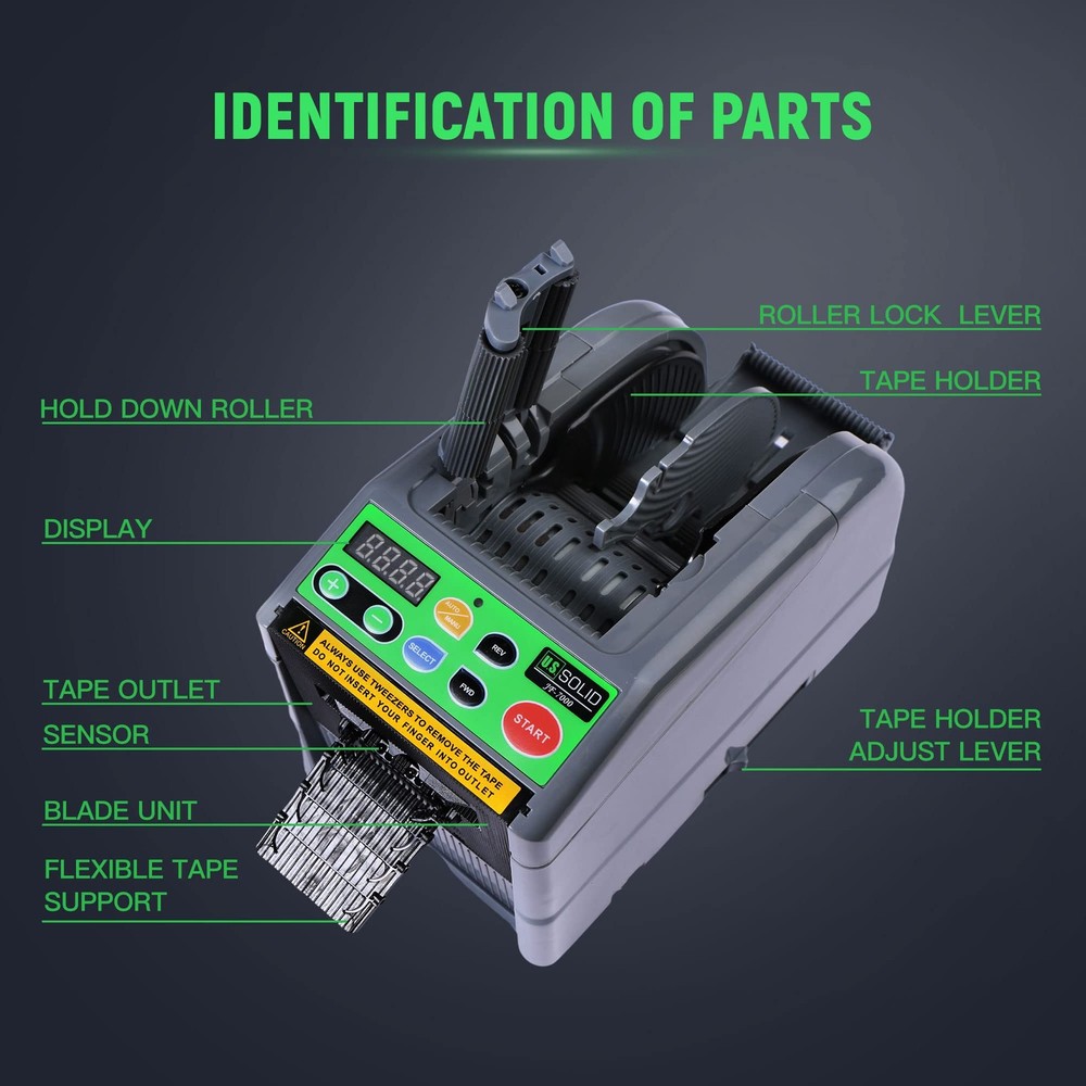U.S. Solid Automatic Tape Dispenser JF-7000