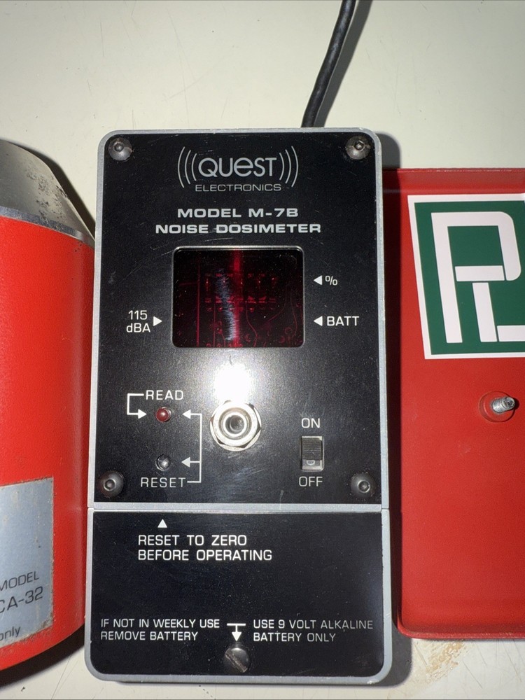 1 QUEST ELECTRONICS CA-32 M-7b PERMISSIBLE SOUND CALIBRATOR Untested