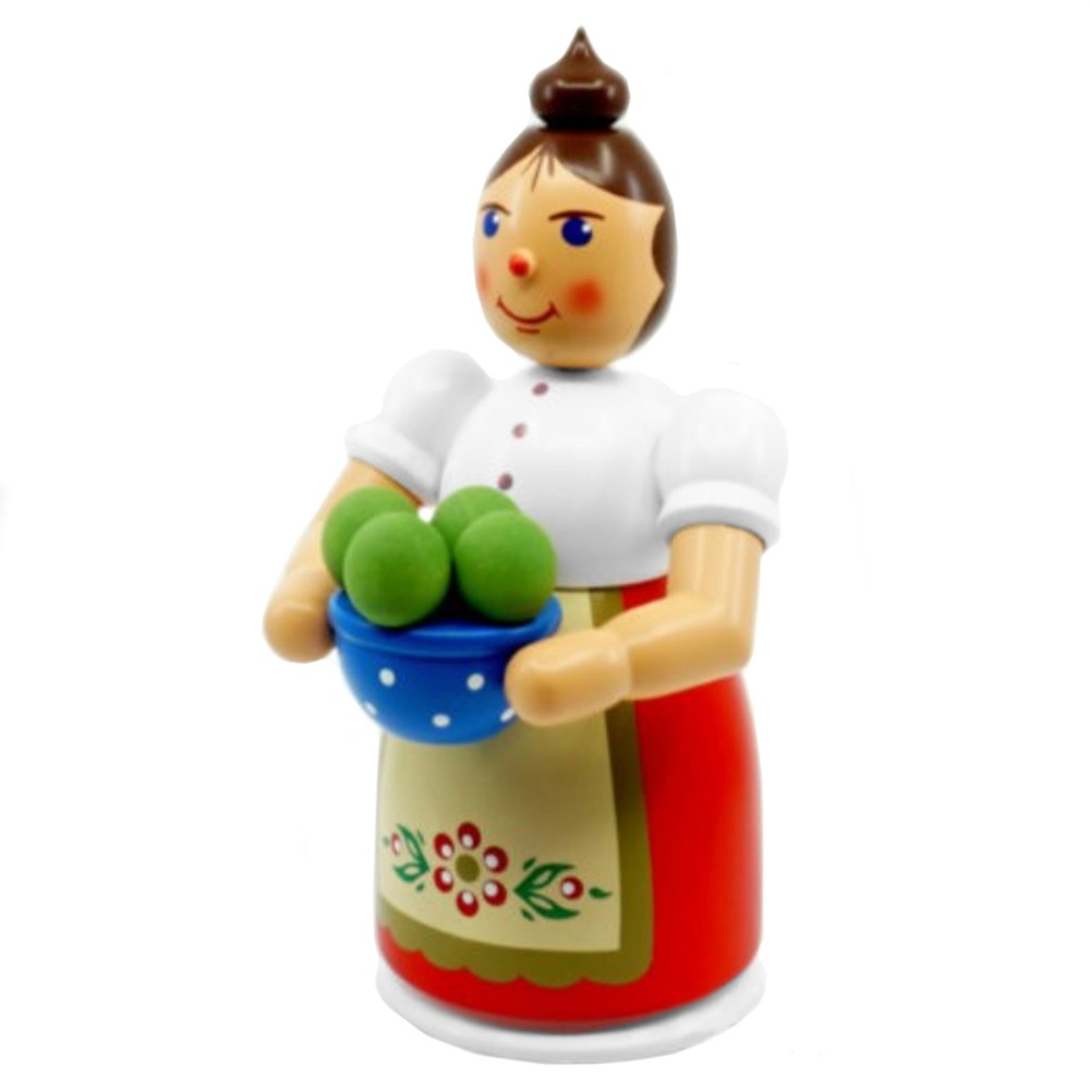 Lady with Dumplings Incense Smoker | 17 cm