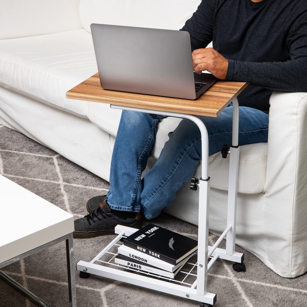 Mind Reader Standing Desk, Laptop Stand, Height Adjustable, Computer Table, W...