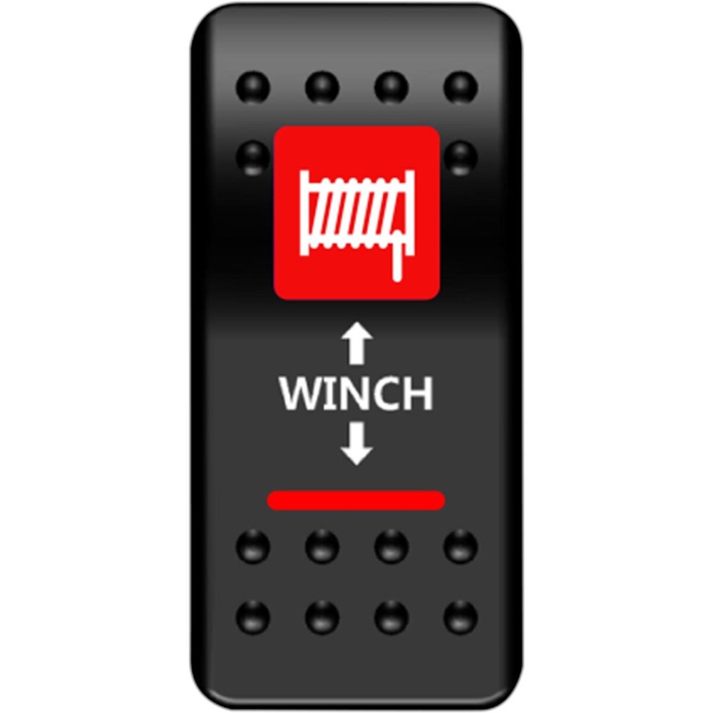 Moose  Red Winch  Rocker Switch - 2106-0452