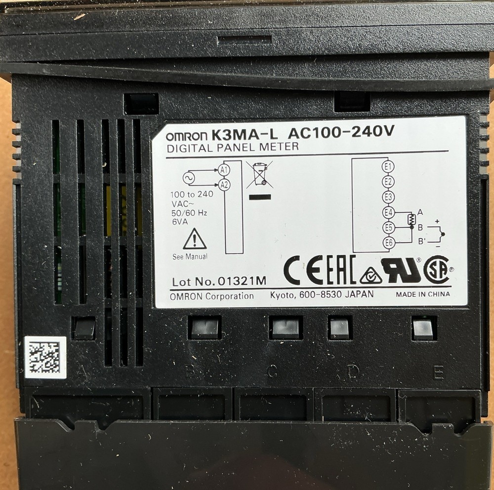 Omron DIGITAL Panal Meter K3MA-L Multi-Range