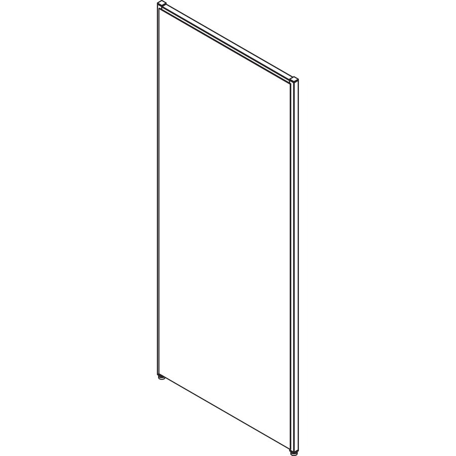 Lorell Gray Fabric Panel - 72" Width X 30" Height (llr-90253) (llr90253)