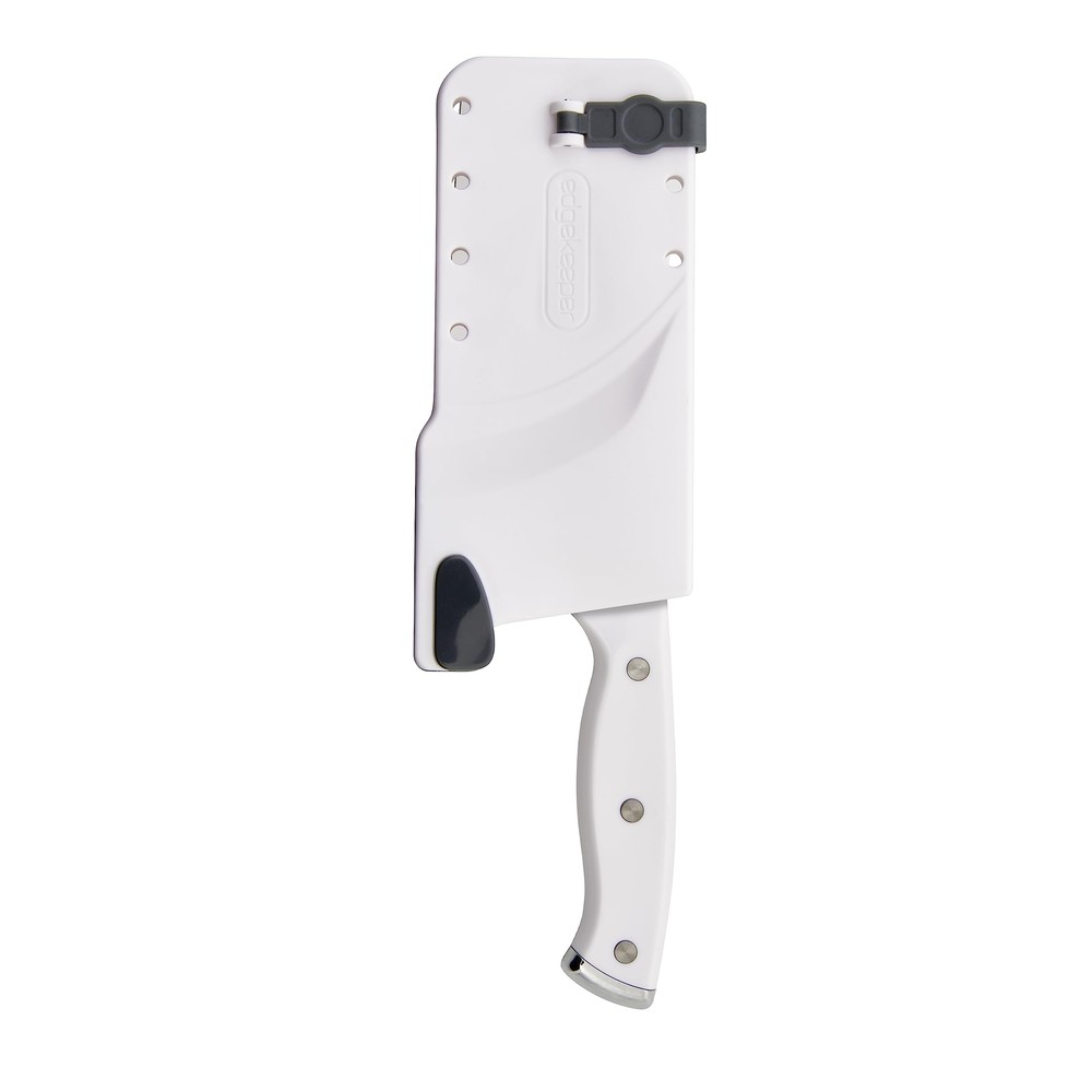 Farberware Edgekeeper Triple Riveted Cleaver, White