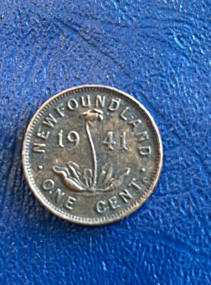 Uncirculated 1941-C Newfoundland One Cent Coin