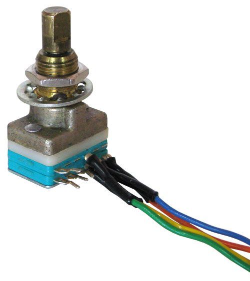 5pcs  Electroswitch # C1D0203S, 2-pole, 3-position, shorting rotary switch.