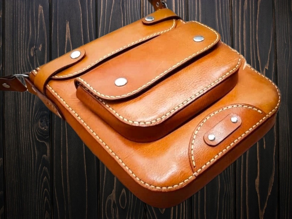 DIGITAL VECTOR FILE, leather bag - Bag 1