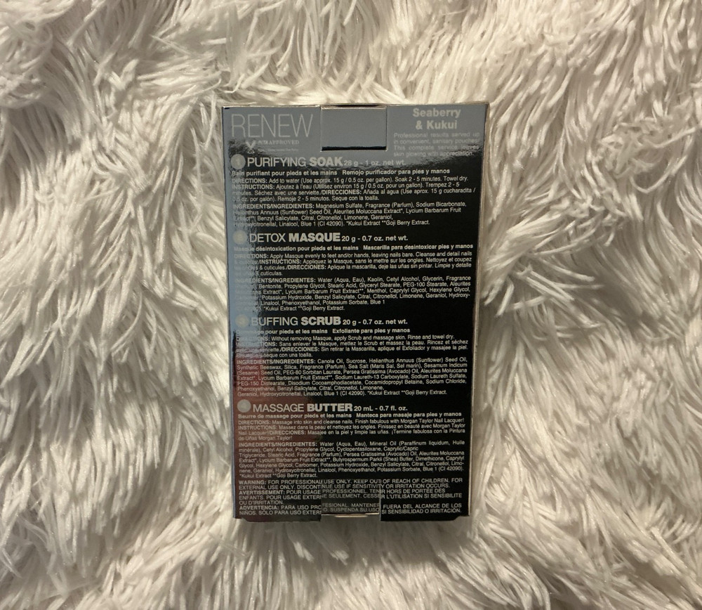 BareLuxury Four Step Complete Pedicure & Manicure Kit
