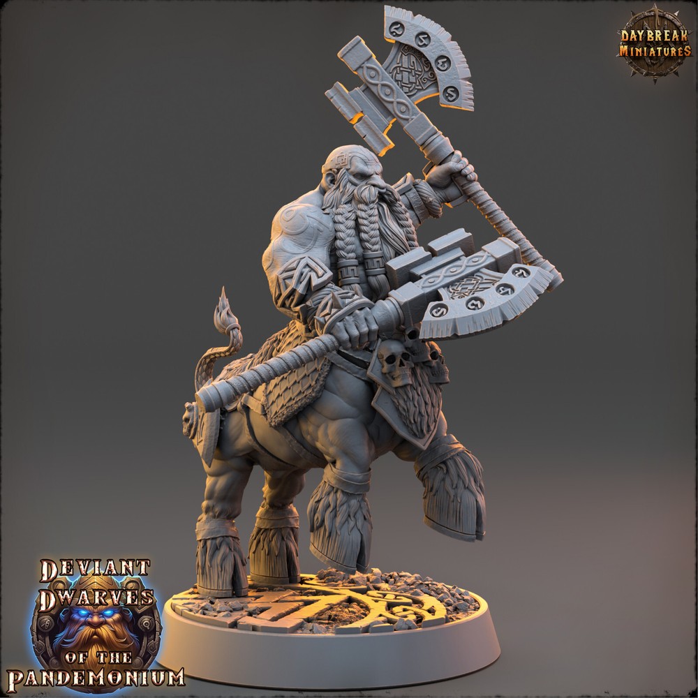 Dwarf Centaur Konner | DayBreak Miniatures |