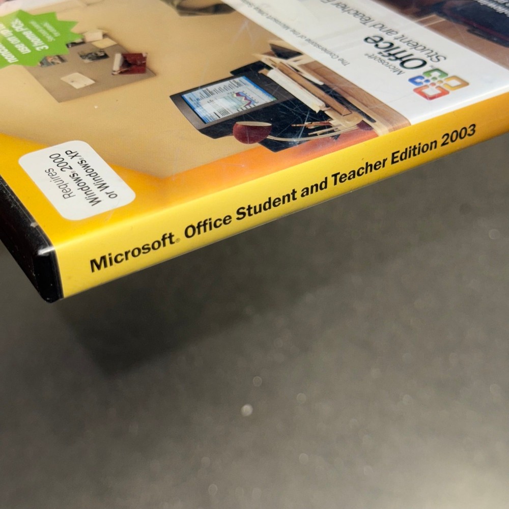 Microsoft Office Student & Teacher Edition 2003 + Disc & Key | XP/2000