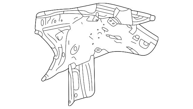 Genuine GM Inner Quarter Panel 60003509