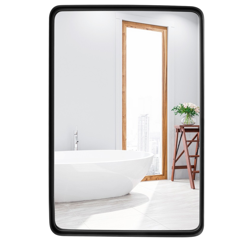 36"X24" Rectangular Bathroom Wall Mirror Vertical or Horizontal Hanging Bedroom
