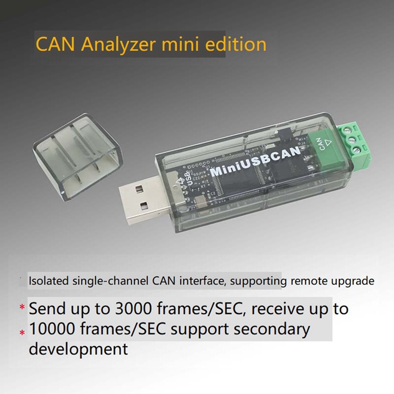 USBCAN CAN analyzer supports secondary development CANopen J1939 device5403-