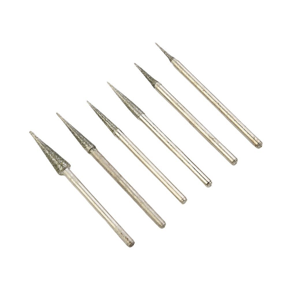Grinding Head Carving Tool D Needle Grinding Head Needle Bits 2.35mm Shank