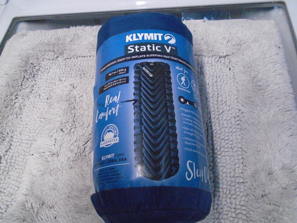 Klymit Static V Sleeping Bag 18.7oz Blue