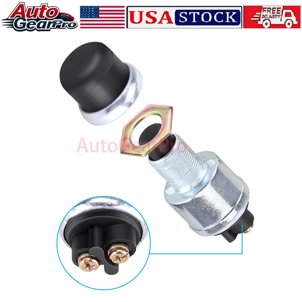 12V Waterproof Switch Push Button Horn Engine Start Starter For Car Boat Track