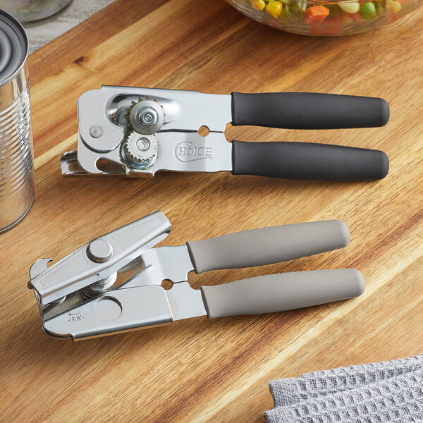 Choice Manual Can Opener with Black Handle