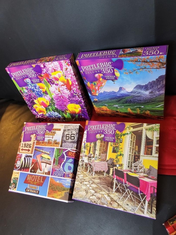 PUZZLEBUG PUZZLES 3 SETS OF 4