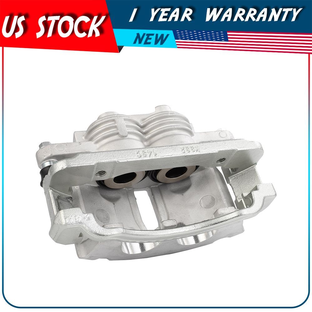 NEW Front Pair Brake Calipers w/ Bracket For 2003-2004 Ford Mustang Base GT
