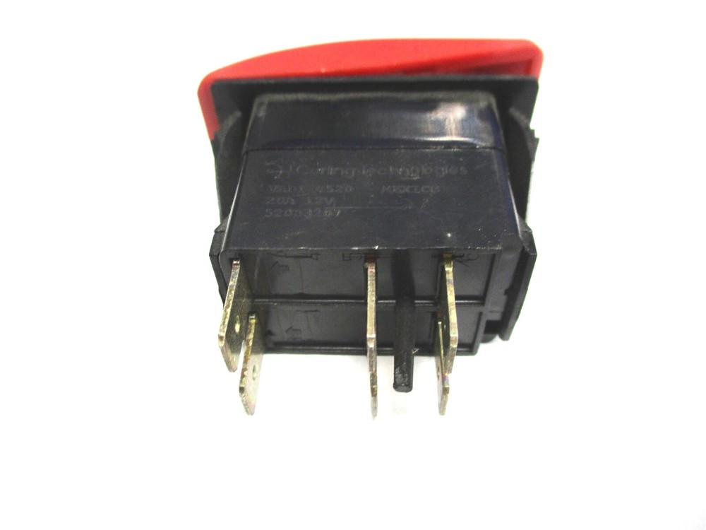 52003207 NEW THOMAS BUS RED EMERGENCY WARNING ON/OFF ROCKER SWITCH