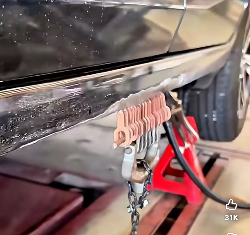 Auto Body Slide Hammer 7 Adjustable Finger Metal Pulling Claw Hook Dent Puller