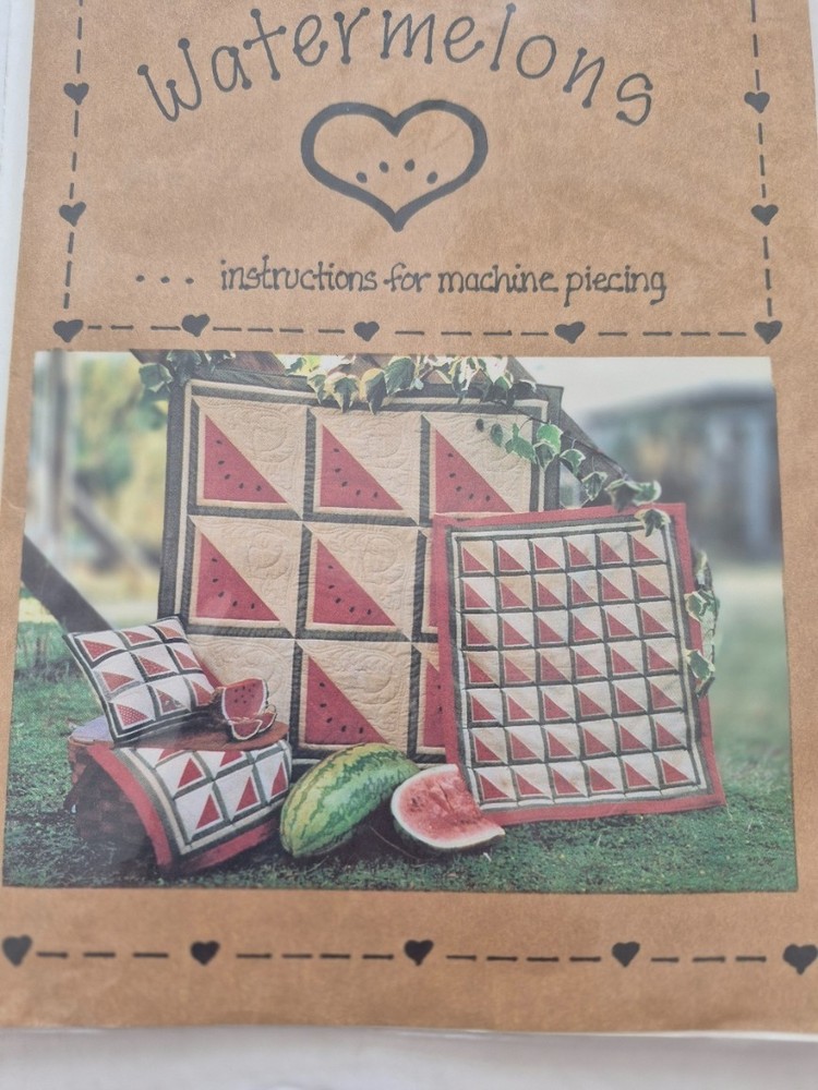 Watermelons Quilt Pattern By Jupiter