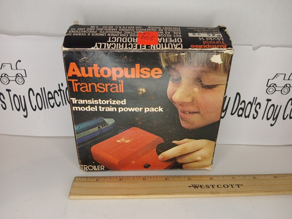Autopulse Transrail Transistorized Model Train Power Pack Troller Untested