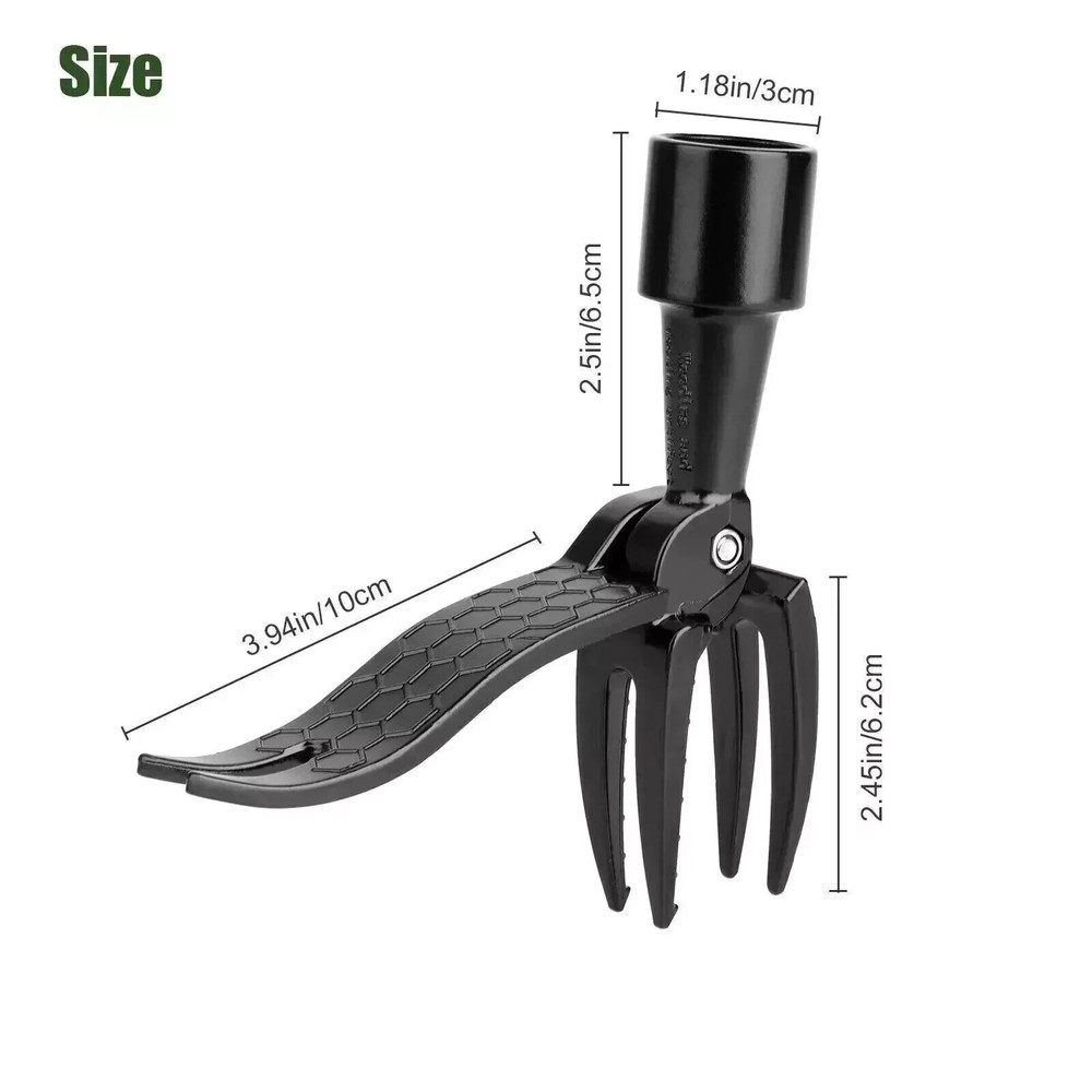 Weeder Puller Stand Up Weed Tool Handle Claw Garden Outdoor Root Remover Killer.