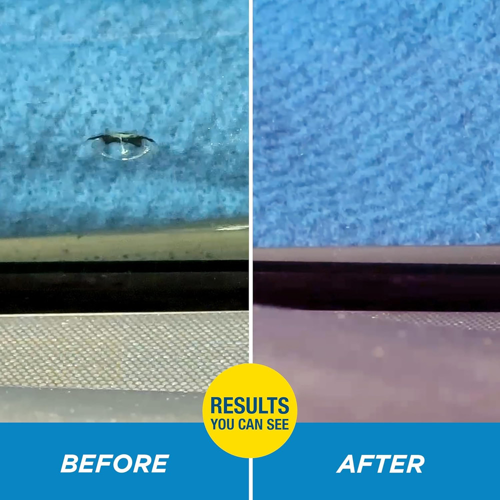 Rain-X Windshield Repair Kit for Chips & Cracks, Durable Resin Solution