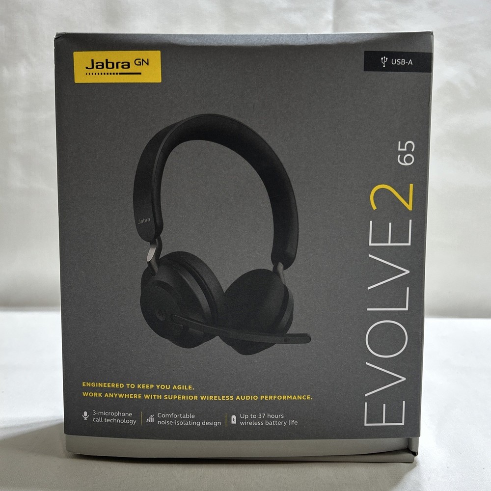 Jabra Evolve2 65 Bluetooth Headset USB-A