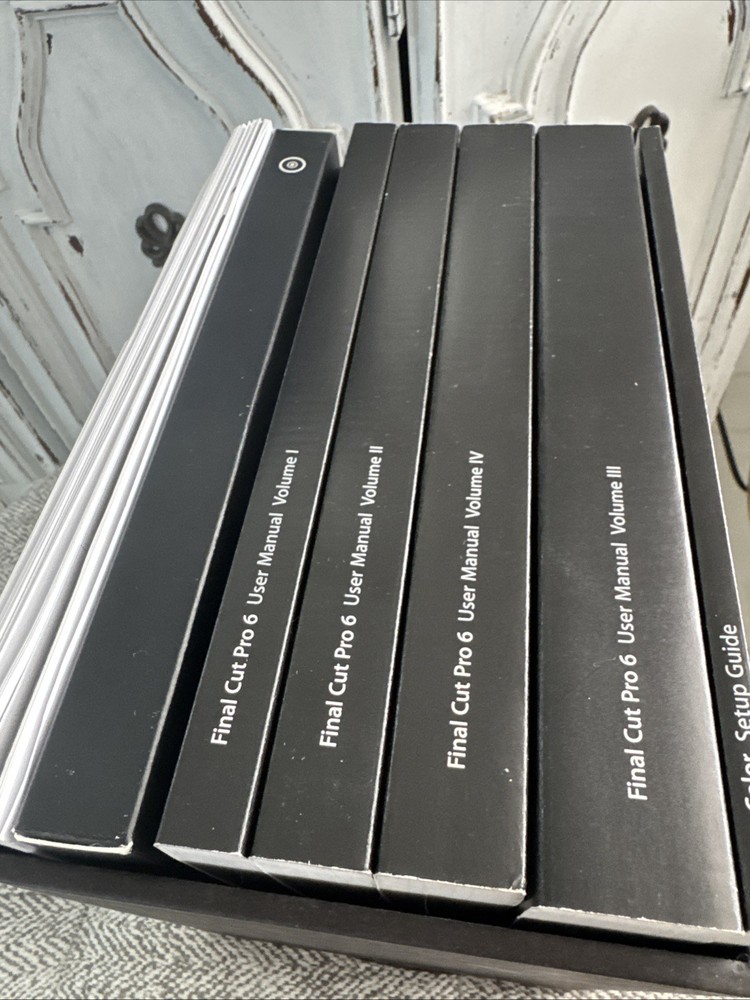 Apple Final Cut Studio 2 Pro Suite Full Box Set Manuals Discs Mac