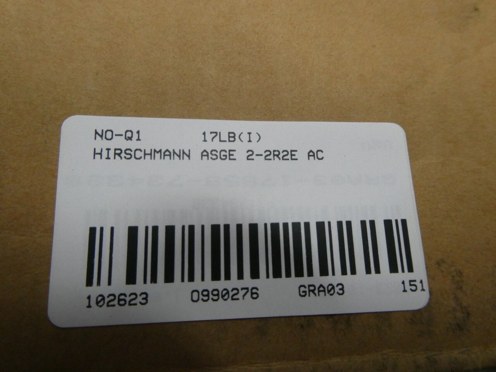 Hirschmann ASGE 2-2R2E AC Modular Concentrator Ethernet Chassis Module