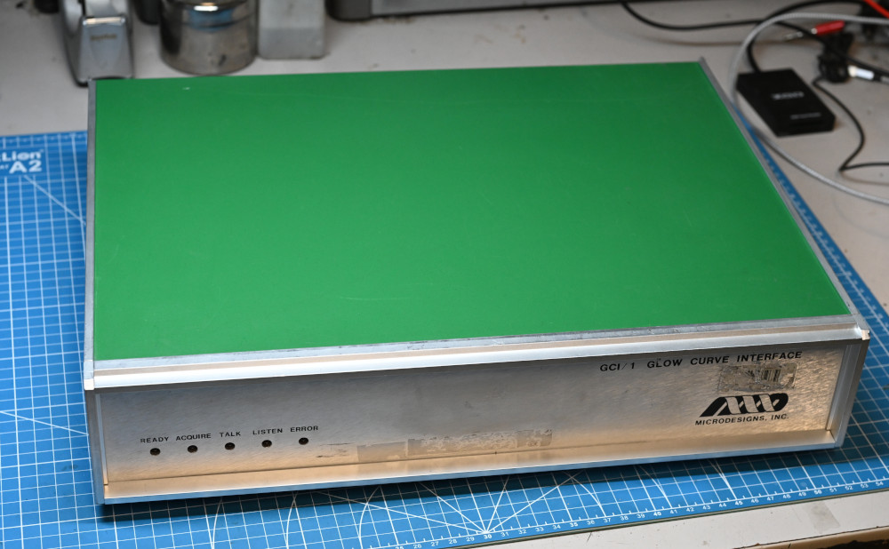 Metal Project case w/power supply Gov Surplus