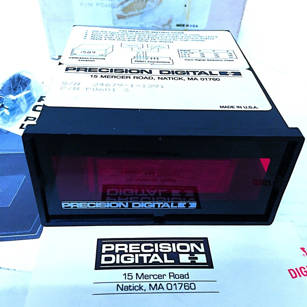 PRECISION DIGITAL PD601 3 PANEL METER