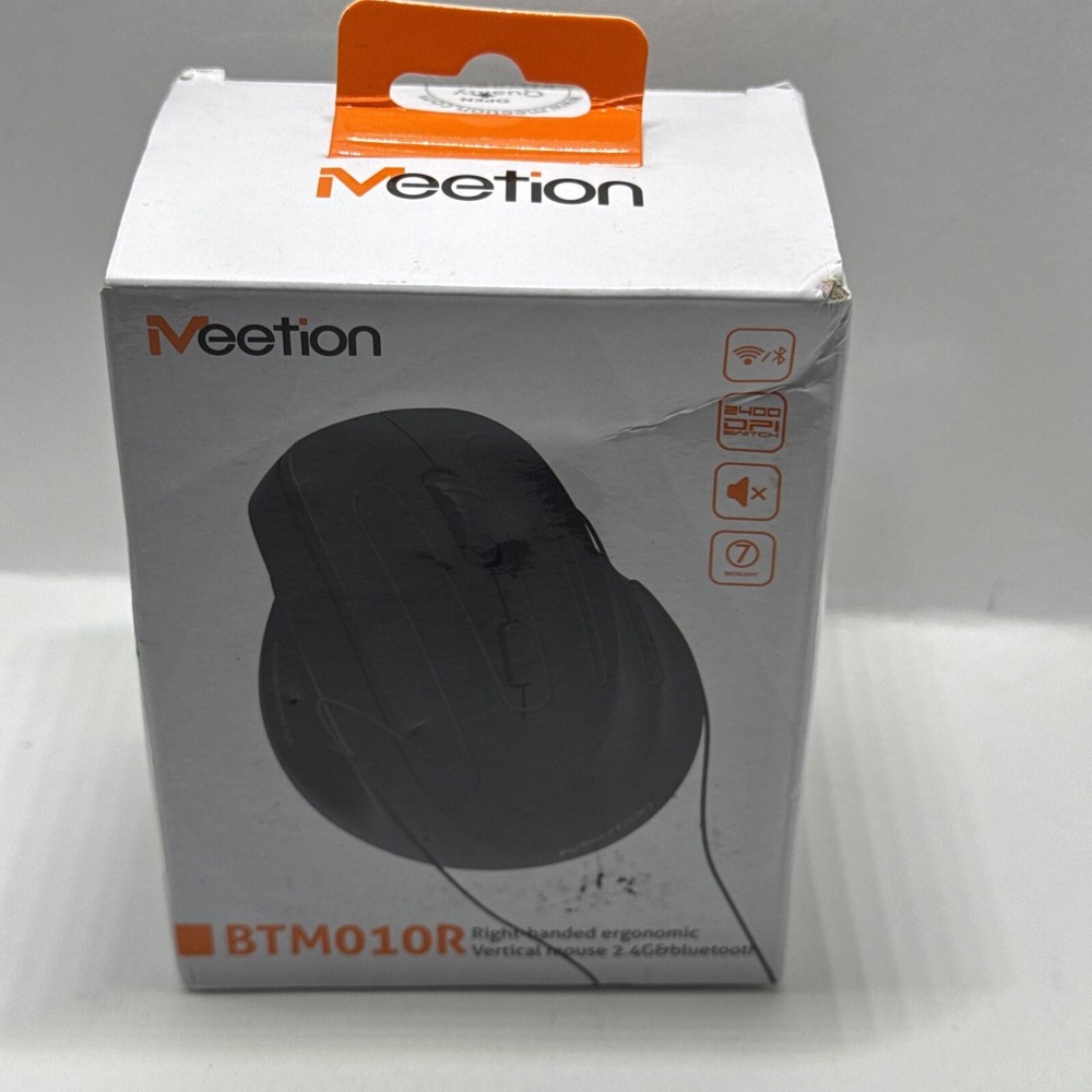 MEETION Ergonomic Vertical Mouse, Wireless Vertical Mouse. Bluetooth
