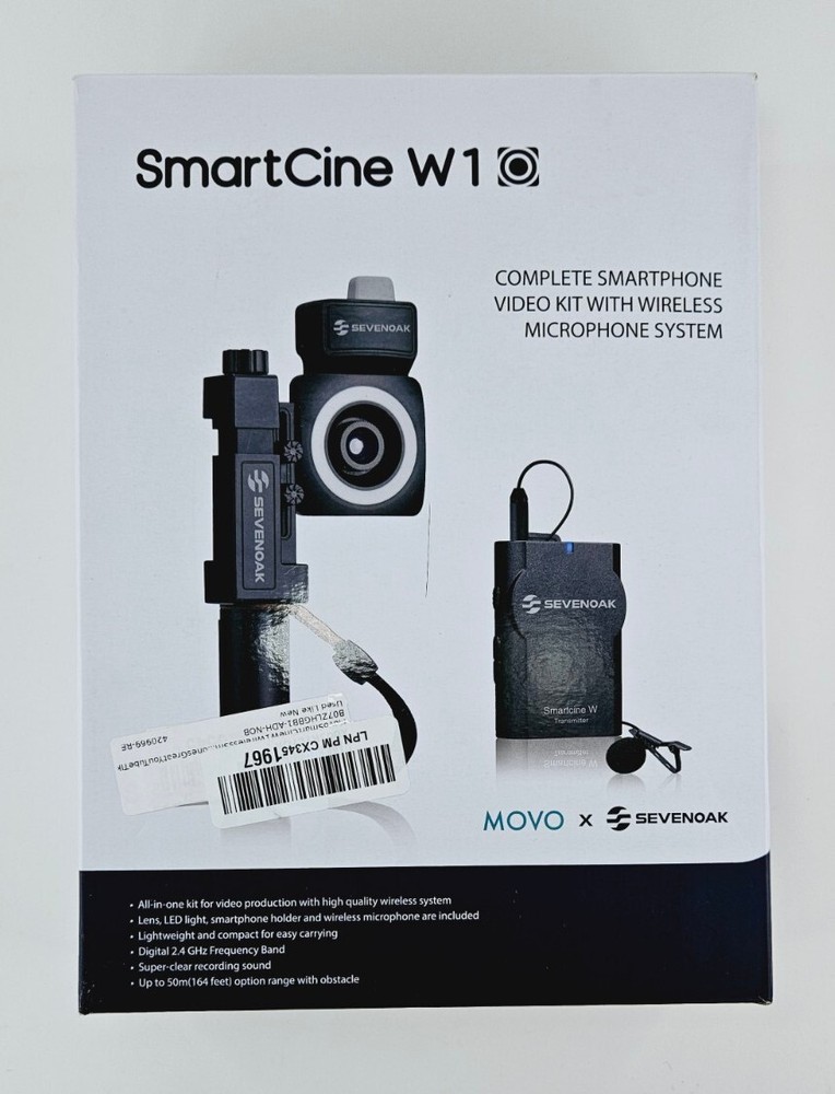 SmartCine Wireless Complete Universal Smartphone Video Kit for iPhone & Android