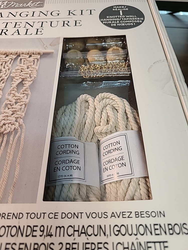 Wall Hanging Kit “Make Market” Knotted Wall Hanging Complete