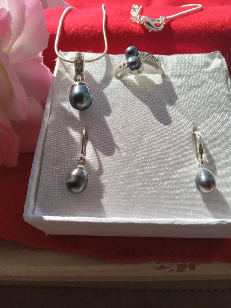 fresh water pearl set