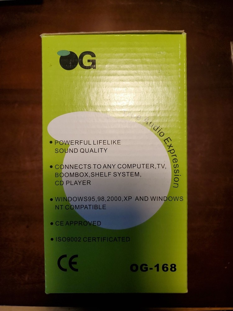 OG Multi Media Speakers OG-168 Computer Speaker