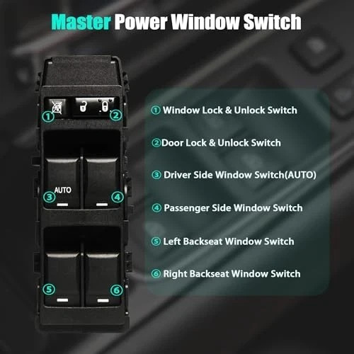 Master Power Window Control Switch for 2011 2012 2013 Chrysler 200