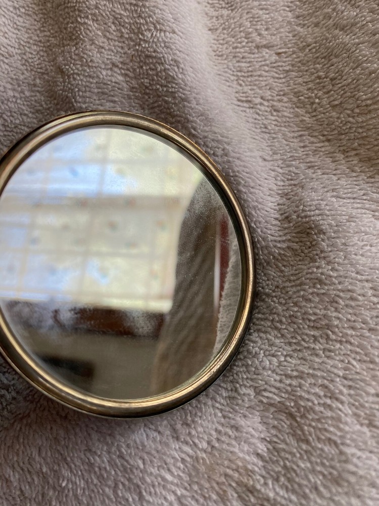Vintage Rose Tapestry Compact Mirror