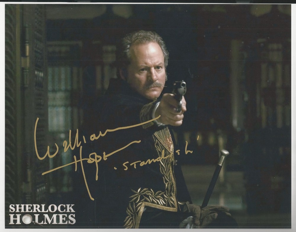 William Hope - Sherlock Holmes signed photo