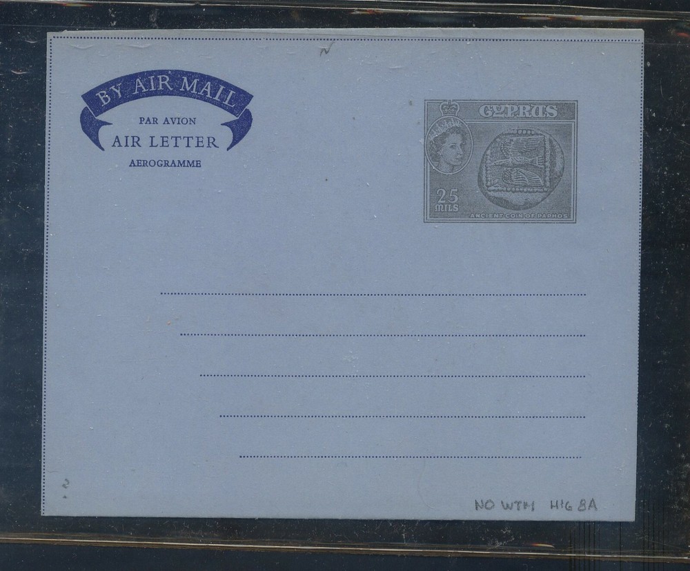 Cyprus   air  letter sheet   unused